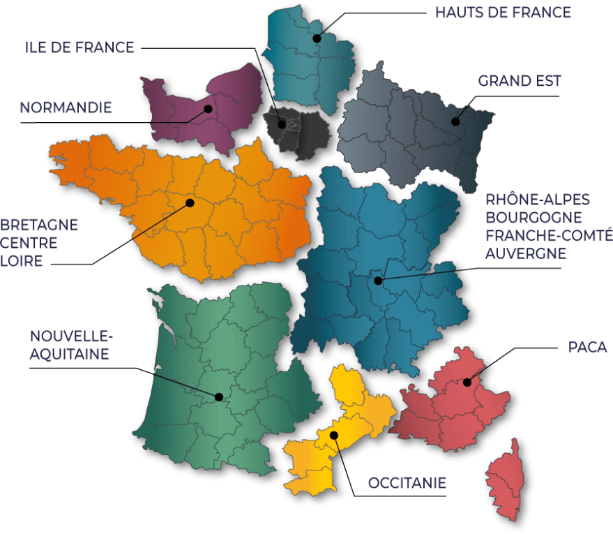 Altares Partners - Carte régions